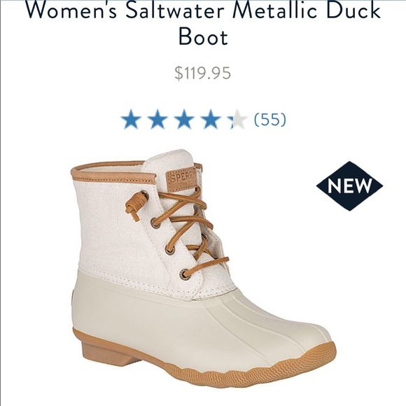 Sperry Shoes - ❤️SOLD❤️ Sperry Saltwater metallic Duck Boot